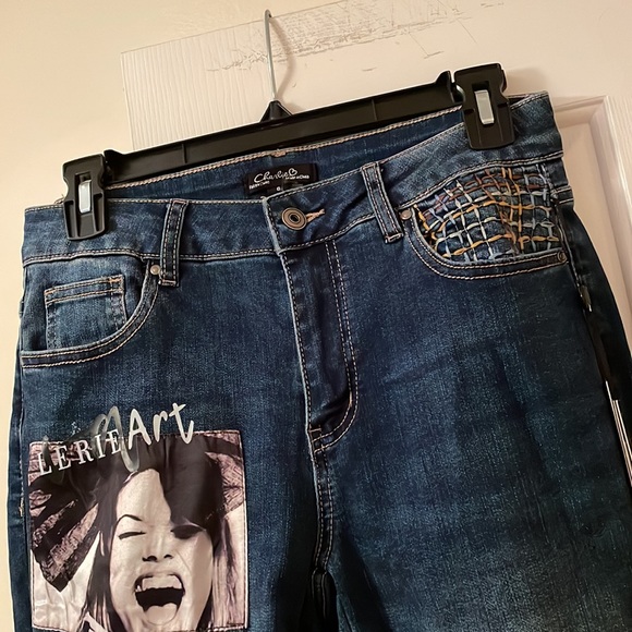 Charlie B Patchwork Jeans - Picture 6 of 12